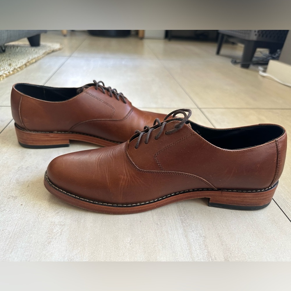 Nisolo, Calano Oxford Brandy leather